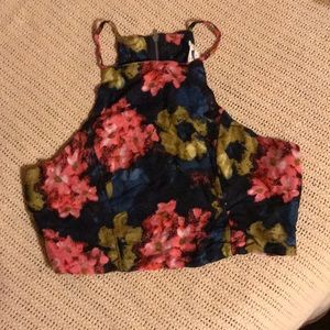 Abercrombie and Fitch Floral Crop Top